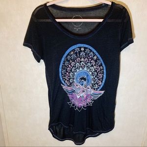 🍀Lucky Brand light material T shirt. Size M.